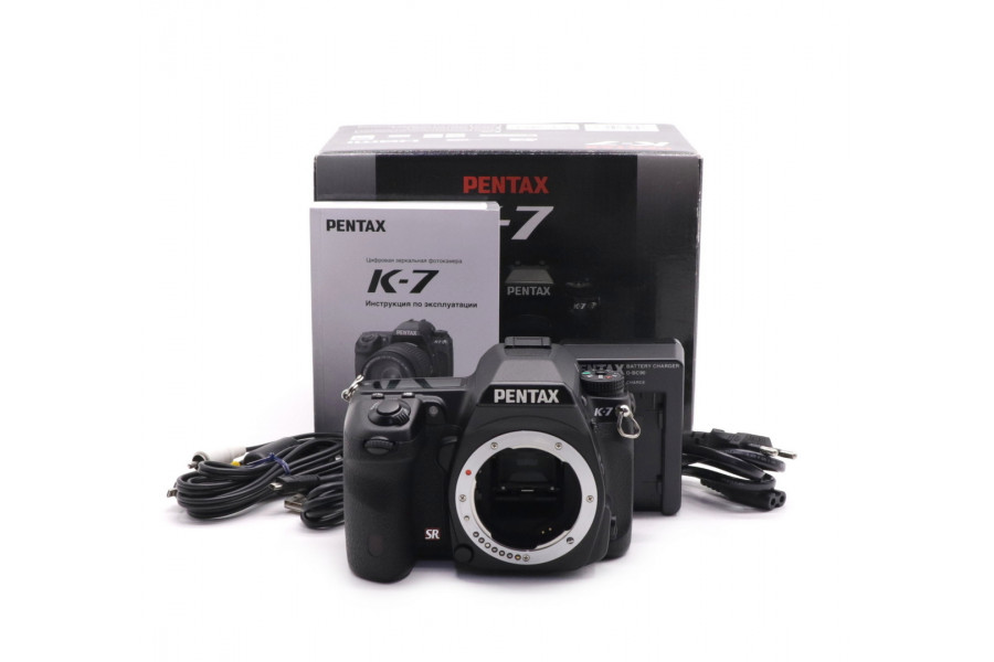 Pentax K-7 body в упаковке (пробег 3790 кадров)