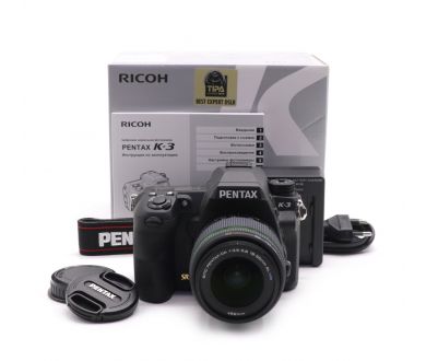 Pentax K-3 kit в упаковке (пробег 90 кадров)