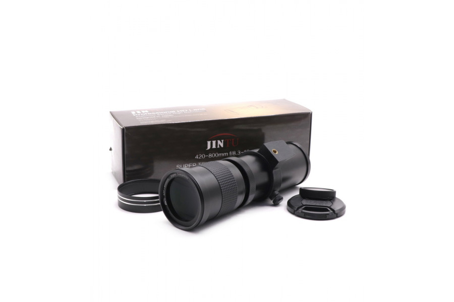 Jintu 420-800mm f/8.3-16 Super Telephoto в упаковке