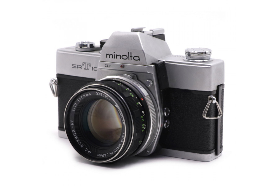 Камера Minolta SRT 101 + MC Rokkor- PF 55mm f/1.7