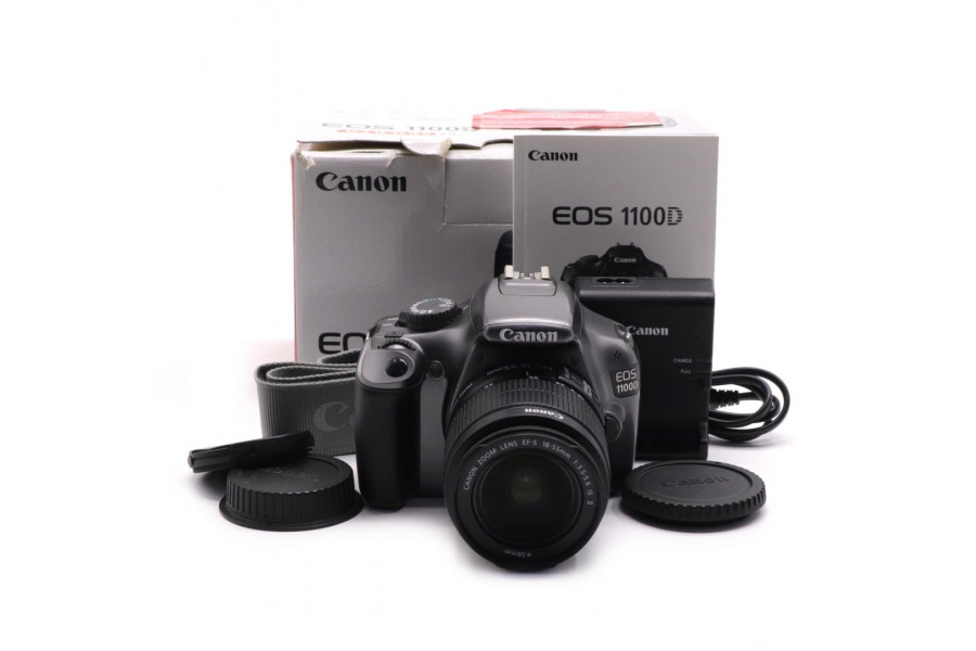 Canon EOS 1100D kit в упаковке (пробег 29440 кадров)