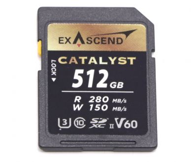 Карта памяти Exascend Catalyst SD UHS-II V60 512 ГБ