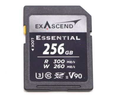 Карта памяти Exascend Essential SD UHS-II V90 256 ГБ