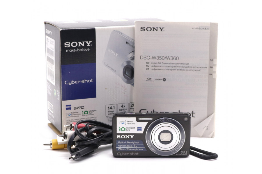 Камера Sony Cyber-shot DSC-W350 в упаковке