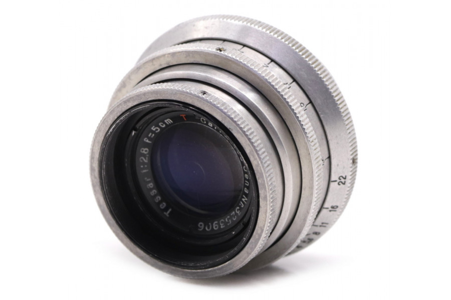 Объектив Tessar 2.8/5cm T Carl Zeiss Jena silver М42