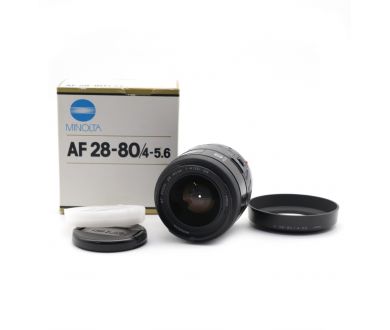 Объектив Minolta AF Zoom 28-80mm f/4-5.6 в упаковке