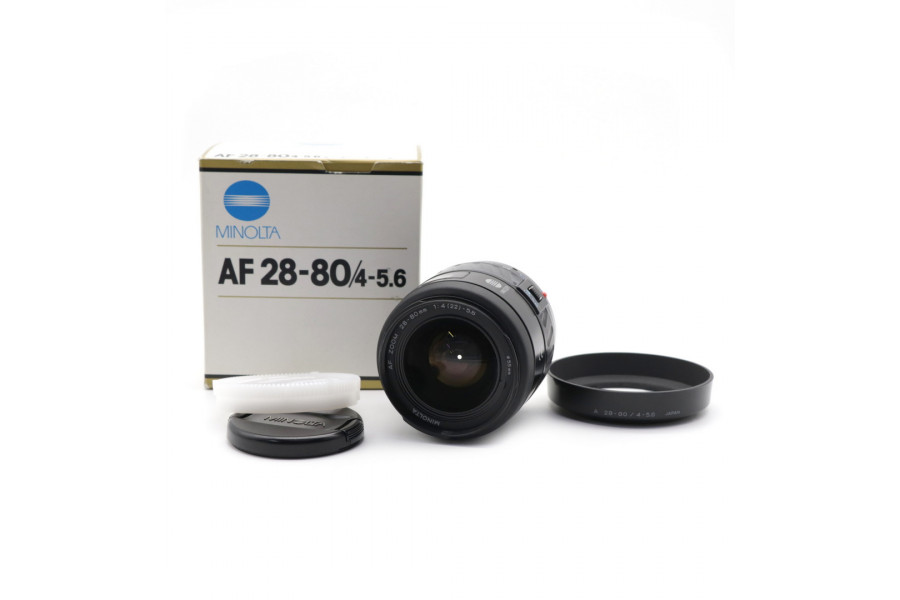 Объектив Minolta AF Zoom 28-80mm f/4-5.6 в упаковке
