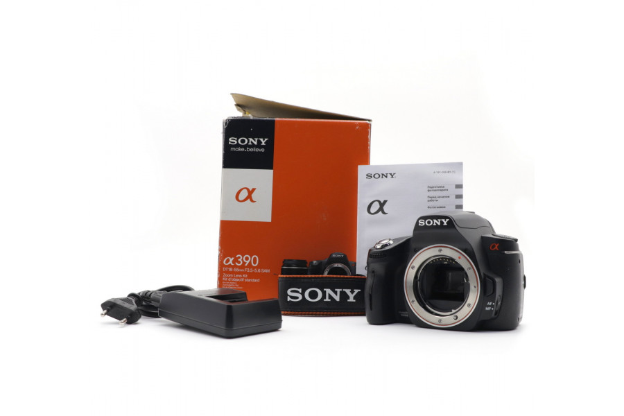 Sony A390 body в упаковке (пробег 3850 кадров)