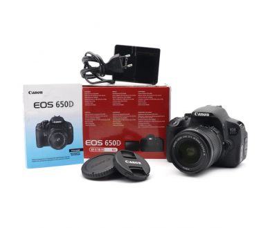 Canon EOS 650D kit в упаковке (пробег неизвестен)