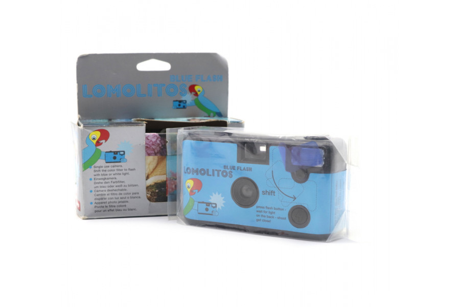 Камера Lomography Lomolitos Blue Flash в упаковке