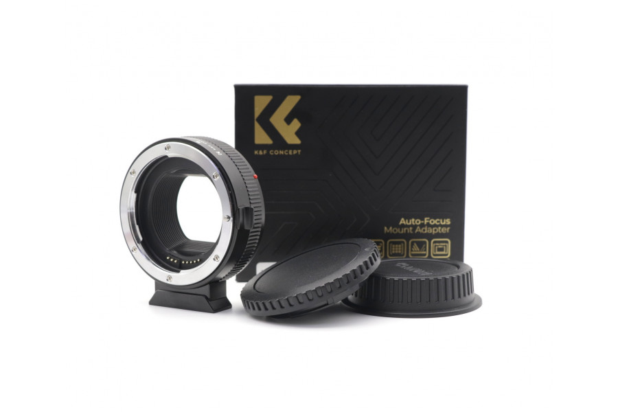 Adapter Canon EF-EOS R II AF K&F Concept в упаковке