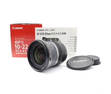 Объектив Canon EF-S 10-22mm f/3.5-4.5 USM в упаковке