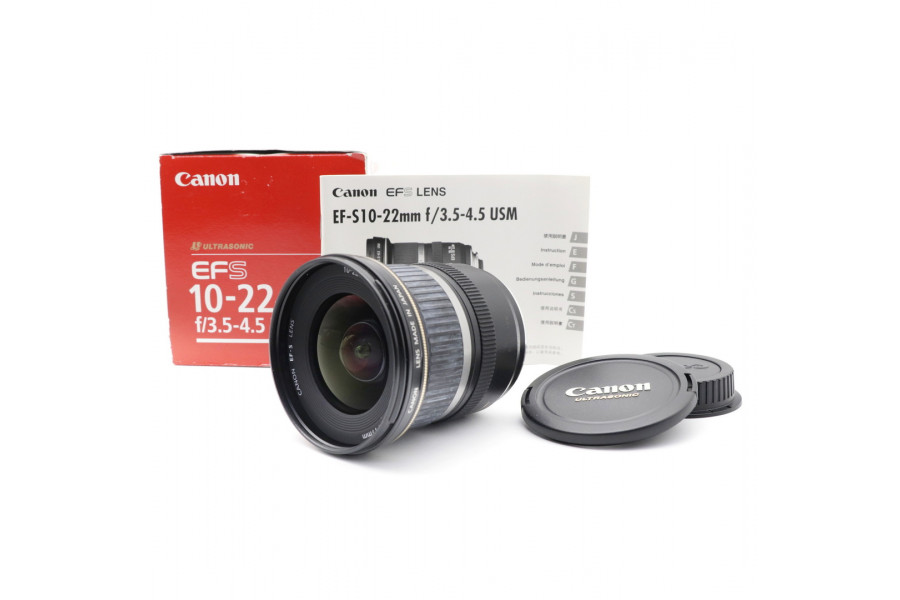 Объектив Canon EF-S 10-22mm f/3.5-4.5 USM в упаковке