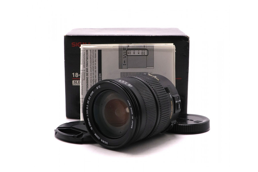 Sigma AF 18-200mm f/3.5-6.3 DC OS HSM Canon EF-S в упаковке неисправный