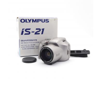 Плёночный фотоаппарат Olympus IS-21 в упаковке