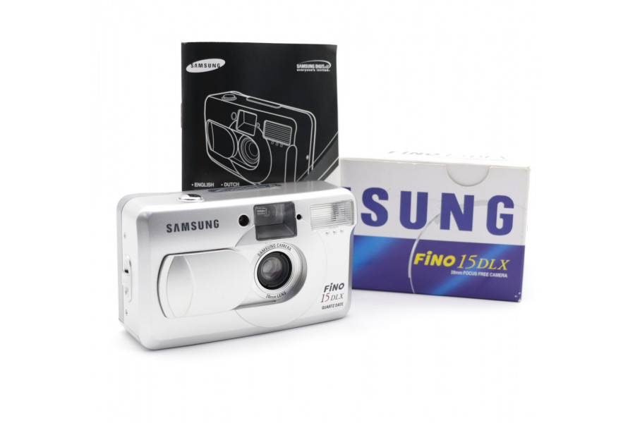 Камера Samsung Fino 15 DLX Quartz Date в упаковке