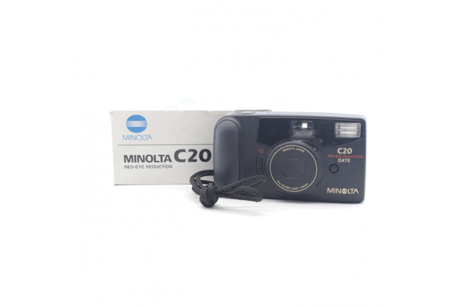 Плёночный фотоаппарат Minolta C20 в упаковке