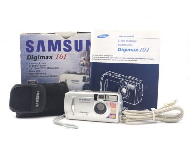 Компактная цифровая камера Samsung Digimax 101 в упаковке