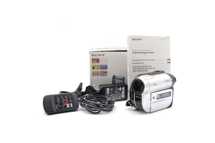 Цифровая видеокамера Sony DCR-DVD610E в упаковке