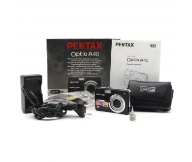 Цифровой фотоаппарат Pentax Optio A40 в упаковке
