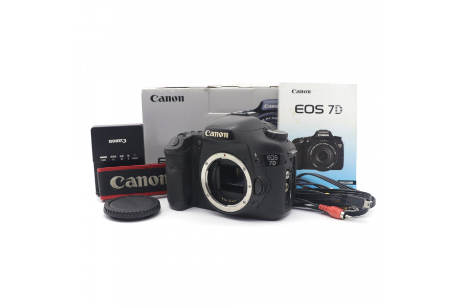 Canon EOS 7D body в упаковке (пробег 157000 кадров)