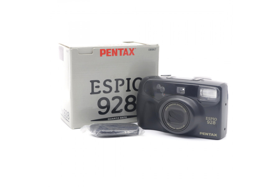 Плёночный фотоаппарат Pentax Espio 928 в упаковке