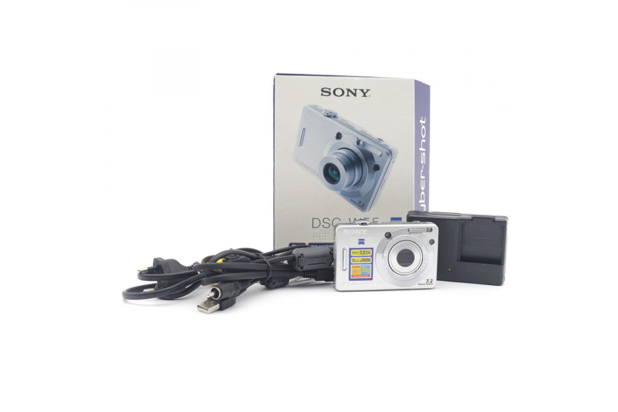 Фотокамера Sony Cyber-shot DSC-W55 в упаковке