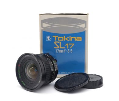Объектив Tokina RMC 17mm f/3.5 Minolta MD в упаковке