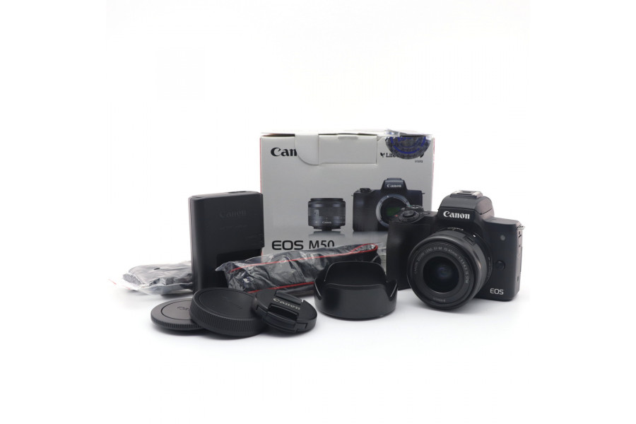 Canon EOS M50 kit в упаковке (пробег 9905 кадров)
