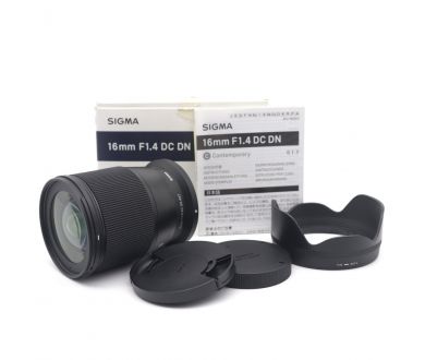 Sigma AF 16mm f/1.4 DC DN Contemporary Nikon Z в упаковке