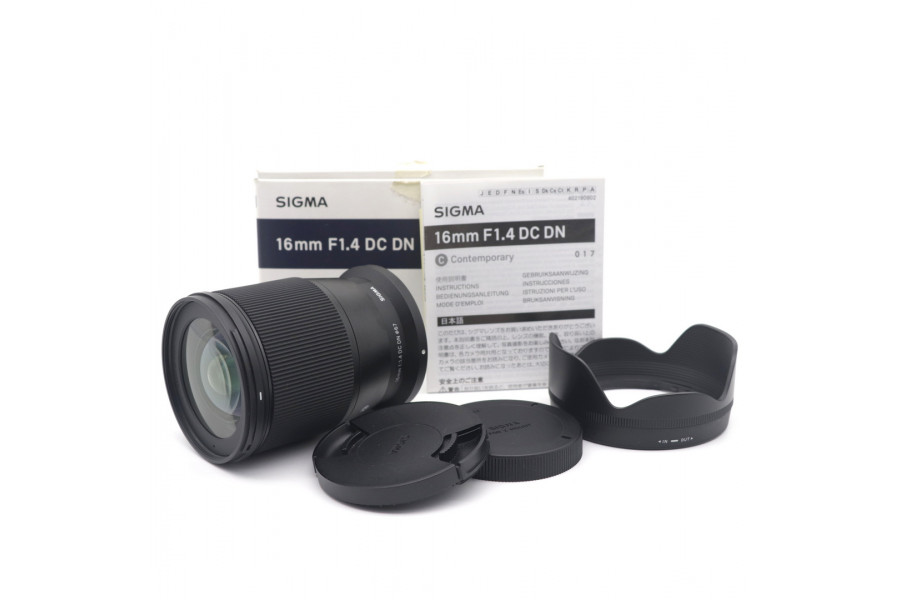 Sigma AF 16mm f/1.4 DC DN Contemporary Nikon Z в упаковке