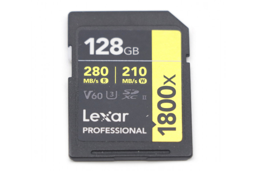 Карта памяти Lexar SDXC Professional 128GB 1800X UHS-II V60 Gold
