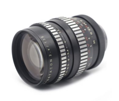 Объектив Pentacon 2.8/135mm М42 зебра (Германия)