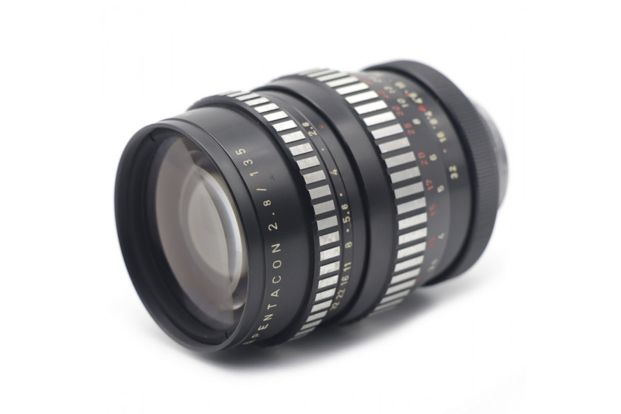 Объектив Pentacon 2.8/135mm М42 зебра (Германия)