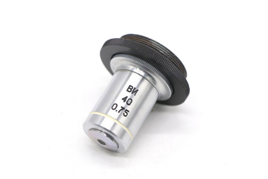Объектив микроскопа ЛОМО ВИ 40х0.75 Л