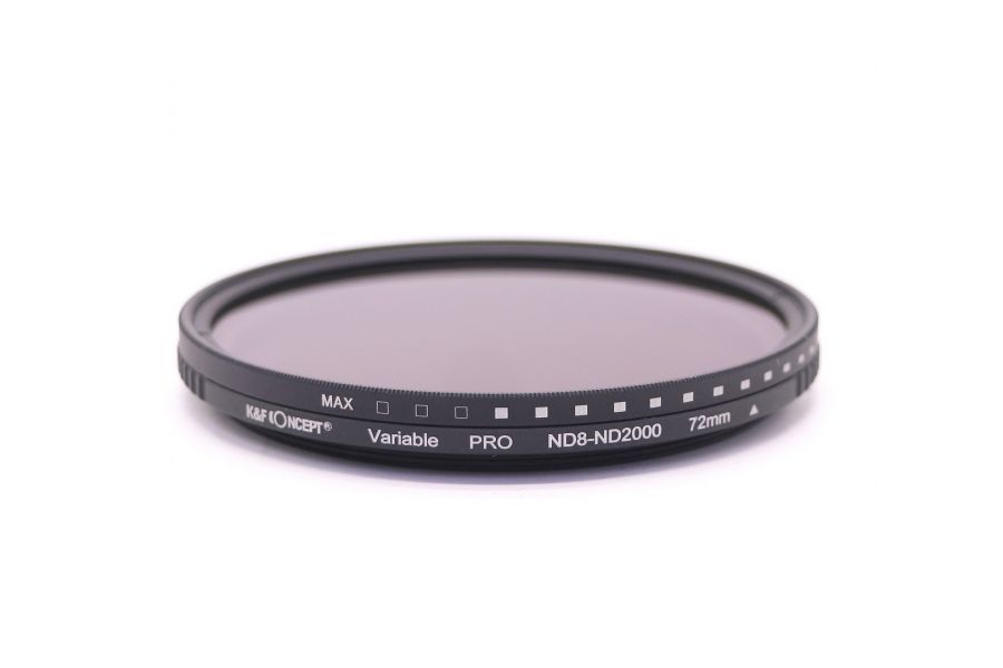 Светофильтр K&F Concept Variable Pro ND8-2000 72mm