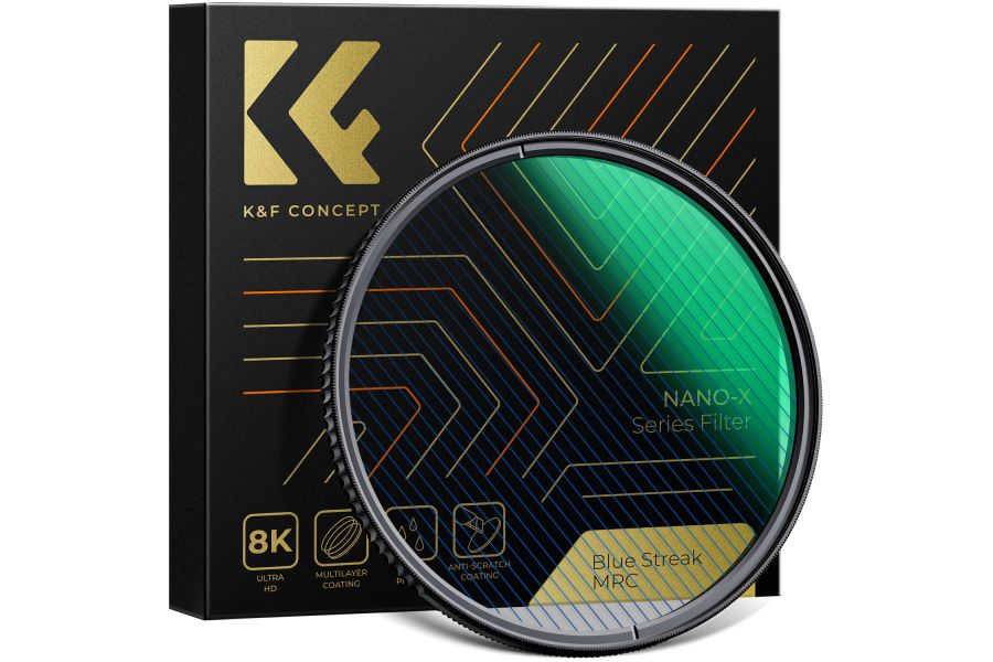 Светофильтр K&F Concept Nano-X Blue Brushed 77mm