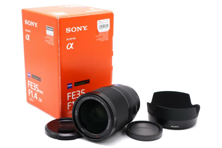 Sony Carl Zeiss Distagon T* FE 35mm f/1.4 ZA (SEL-35F14Z) в упаковке
