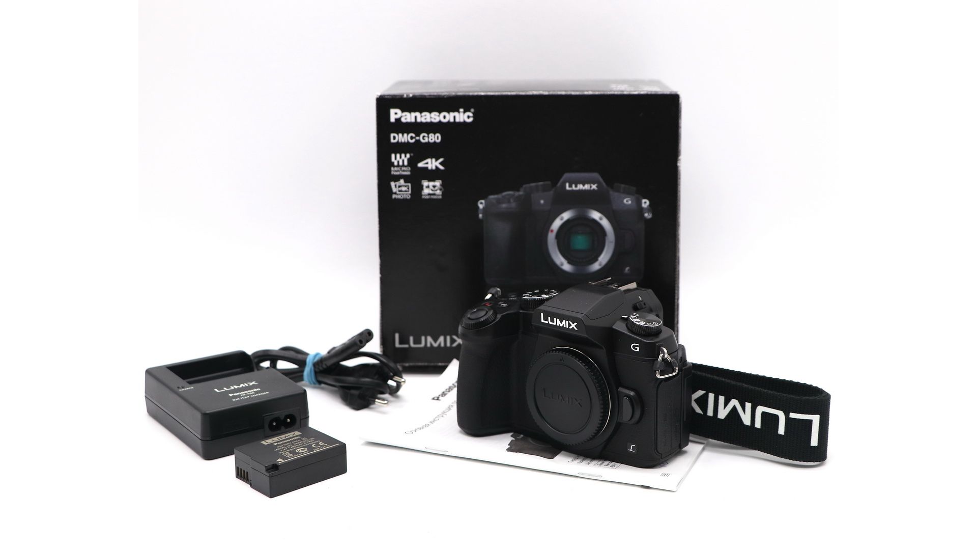 Panasonic Lumix DMC-g80 body.