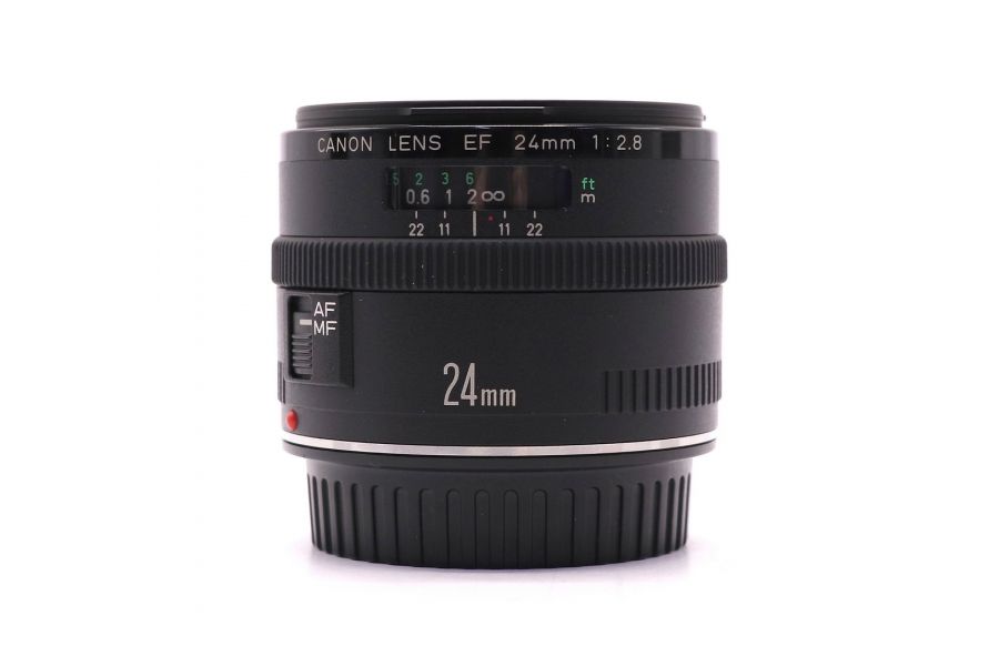 Canon EF 24mm f/2.8 в упаковке