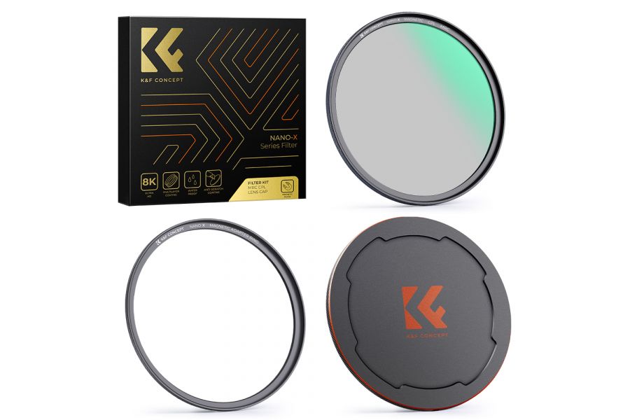 Светофильтр K&F Concept NANO-X-CPL Magnetic 62mm