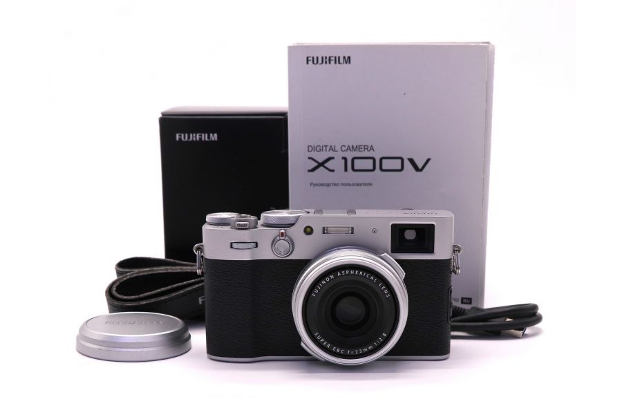 Fujifilm X100V в упаковке (пробег 9400 кадров)