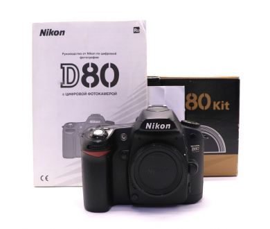 Nikon D80 body в упаковке (пробег 9445 кадров)