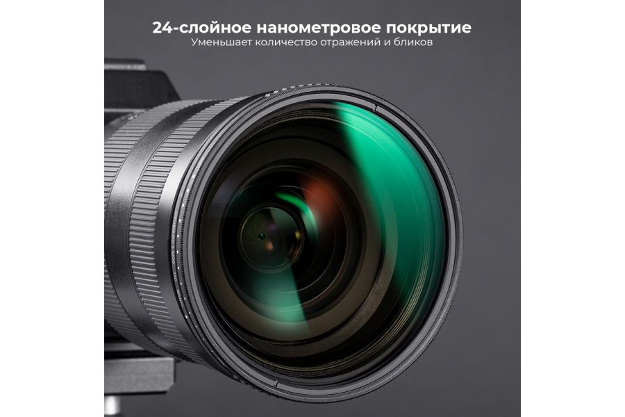 Светофильтр K&F Concept Nano-D MC ND3-ND1000 82mm 