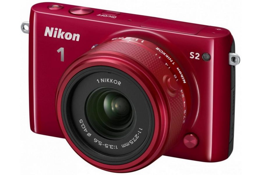Новый Nikon 1 S2 kit 11-27.5mm красный