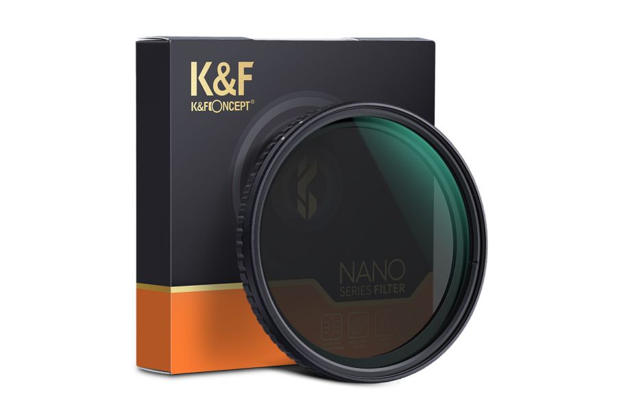 Светофильтр K&F Concept Nano-X None-Cross Variable ND2-ND32 82mm