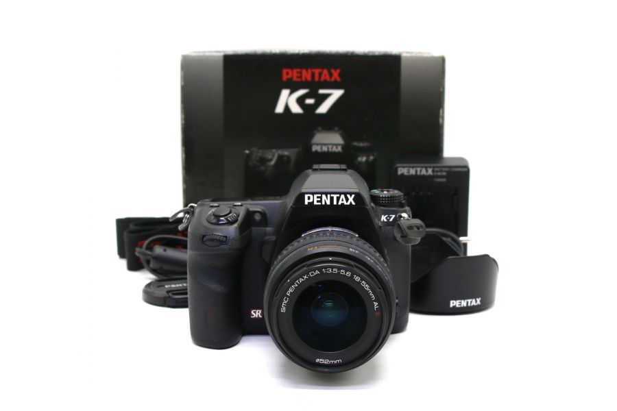 Pentax K-7 kit в упаковке (пробег 6850 кадров)