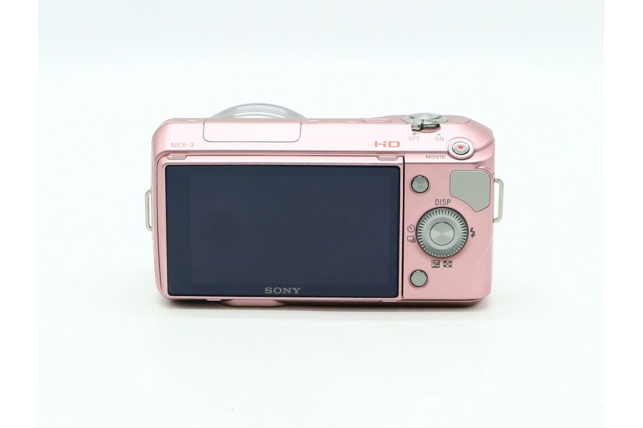 Sony Nex-3 Pink kit Japan (пробег 6660 кадров)