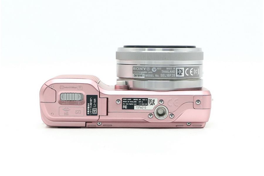 Sony Nex-3 Pink kit Japan (пробег 6660 кадров)