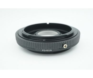 Переходник Canon FD - Canon EOS / EF с линзой